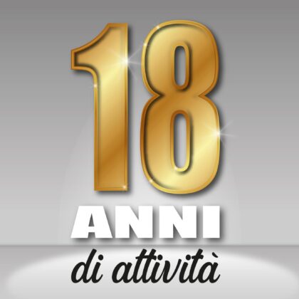 18 anni di attività